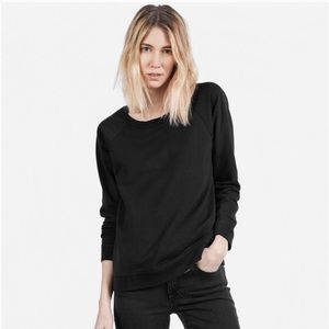 Everlane Crew Neck Sweatshirt XS Black